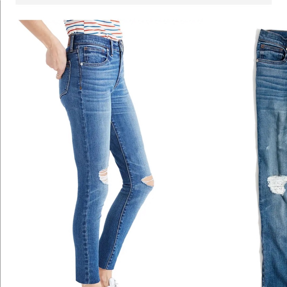 Madewell 9” high-rise skinny crop